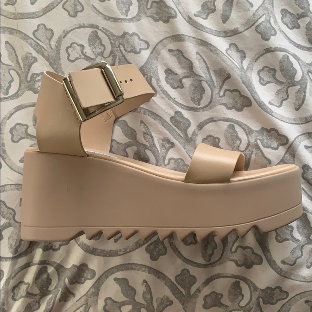 Steve Madden Platform Lake Sandals- Blush